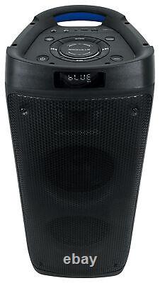 Rockville BASS PARTY 65 1200w Battery Powered LED Bluetooth Speaker Mic Input