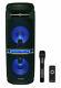 Rockville Go Party X10 Dual 10 Rechargeable Bluetooth Speaker+wireless Uhf Mic