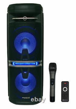 Rockville Go Party X10 Rechargeable DJ Backyard Party Speaker withBluetooth+Mic