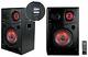 Rockville House Party System 10 1000w Bluetooth Led Booming Bass Home Speakers