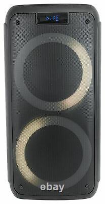 Rockville ROCK PARTY 8 Dual 8 Battery Powered Home/Portable Bluetooth Speaker