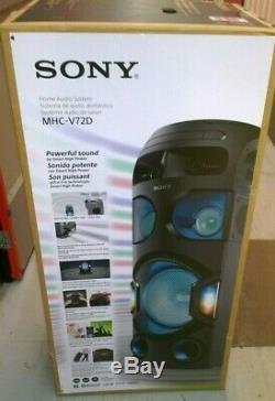 SONY MHC-V72D Bluetooth Megasound Party Speaker System + 360º Lighting Effects