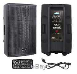 STARAUDIO 15 4000W PA DJ Active Powered Speaker Party 4-Ohm Bluetooth Speaker