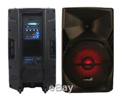 STARAUDIO 3500W 15 Inch PA Powered Speaker DJ Party Karaoke Disco Audio Speaker
