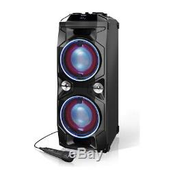 Sharp PS-940 180W Rechargeable Bluetooth Portable Party Speaker with Disco Light