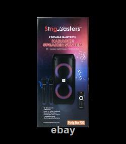 SingMasters Party Box P30 Portable Wireless Bluetooth Party and Karaoke Speaker