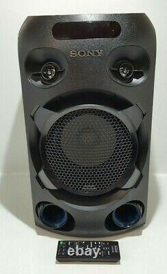 Sony MHC-V02 Bluetooth Megasound Party Speaker Audio System Black with Remote