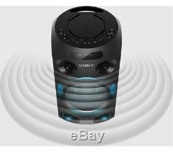 Sony Mhc-v02 Wireless Megasound Party Speaker CD Player Black Bluetooth Usb