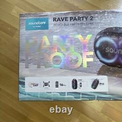 Soundcore Rave Party 2 Portable Bluetooth Speaker Black New Sealed
