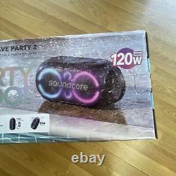 Soundcore Rave Party 2 Portable Bluetooth Speaker Black New Sealed