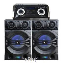 Speaker Edison Professional Party System 1220 Bluetooth Speaker System