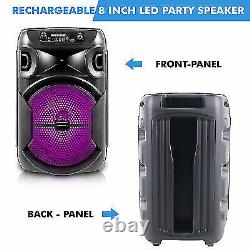 Technical Pro 1000w Portable LED Bluetooth Party Speaker With USB Set Of 4