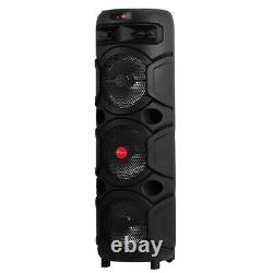 Wireless Portable Bluetooth Party Speaker 3 8 Woofer Heavy Bass Sound Wit