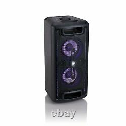 Wireless Speaker LED Lighting Large Party Black With Bluetooth and USB Port New