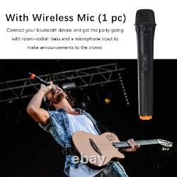12 2000w Portable Bluetooth Speaker Sound System Dj Party Avec MIC & Remote Contro