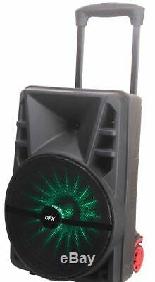 12 3600w Portable Bluetooth Haut Parleur Woofer Lourd Basse Party Sound System