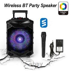 12 Portable Wireless Speaker Party Dj Pa System Wireless Stereo Avec MIC Us