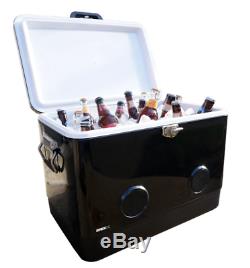 54 Pintes Party Brekx Cooler Avec Bluetooth Haut-parleurs Passifs Noir