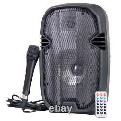 8 Haut-parleurs Audio Actif Bluetooth Dj Party Pro Paire W Supports