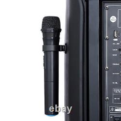9000w Dual 10 Bluetooth Subwoofer Heavy Bass Speaker Trolley Party Karaok Dj Fm