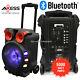 Axess Pabt6056 Président Bluetooth Chariot Pa Avec Party Lights Led 5000 Watt 12 Fm