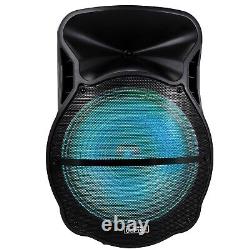 Befree 18 Portable Bluetooth Pa Dj Party Speaker Bfs-5900 Lights MIC Guitar Usb