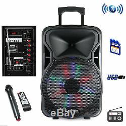 Befree Son 15 Bluetooth Rechargeable Dj Pa Party Président Withlights MIC Usb Aux