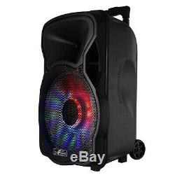 Befree Sound 12 Bluetooth Portable Party Pa Dj Enceinte Witht Feux MIC & A Distance