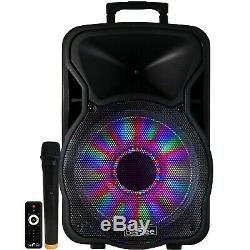 Befree Sound 12 Bluetooth Portable Party Pa Dj Enceinte Witht Feux MIC & A Distance
