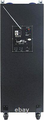 Befree Sound 2x10 Woofer Bluetooth Portable Pa Dj Party Speaker + Lumières & MIC