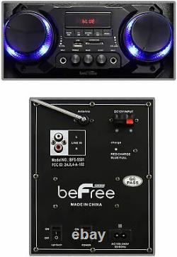 Befree Sound 2x10 Woofer Bluetooth Portable Pa Dj Party Speaker + Lumières & MIC