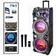 Befree Sound Double 10 Bluetooth Portable Dj Pa Enceintes Party Avec Feux Mic Usb
