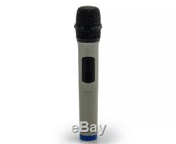 Bluetooth Portable Dj Pa Party Avec Haut-parleur Double 10 Woofer Amp Lumières Led Basse