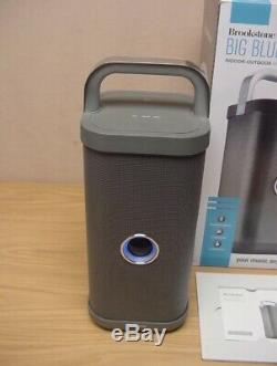 Brookstone Big Blue Party Bluetooth Indoor-outdoor Speaker -rare Impeccable