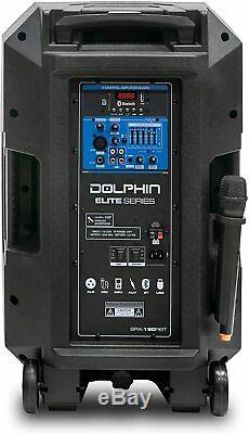 Dolphin 5100w 15 Party Rechargeable Speaker Utilisation En Tant Que Système De Sonorisation Portable Et Karaoké