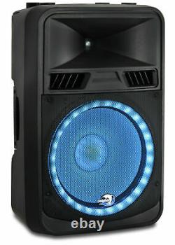 Dolphin Spx-180bt Elite Series 15 Dj Party Speaker Avec Rave Light 5500 Watts