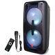 Dual 10 Bt Party Bluetooth Speaker System Big Led Portable Stereo Tailgate Loud