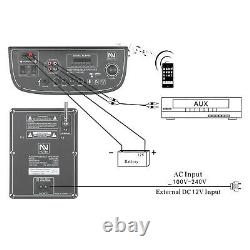 Dual 10 Woofer 9000w Bluetooth Haut-parleur Rechargeable Pour Party Fm Karaok Dj Aux