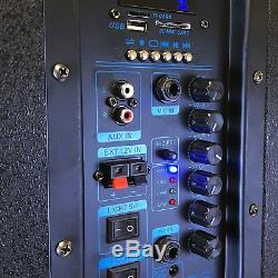 Emb Pkl2100 1800w Haut-parleur Rechargeable Bluetooth / Usb / Sd Du Power Party
