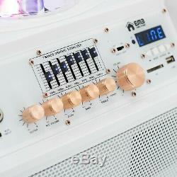 Emb Pro 8 500w Karaoke Party Haut-parleur Couleur Lumières Disco Ball Aux MIC Bluetooth