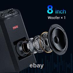 Enceinte Bluetooth Portable de 5000W avec Double Subwoofer pour Soirée avec un Système de Son à Basses Puissantes