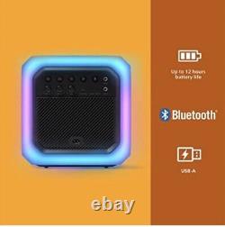 Enceinte de fête cube Bluetooth PHILIPS X7207 avec lumières de fête à 360° Nouveau