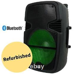 Enceinte de fête portable Bluetooth GSX-L515BTB reconditionnée avec LED 3000W