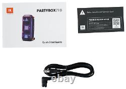 Enceinte de fête portable JBL Partybox 710 avec Bluetooth, basses profondes + lumières LED