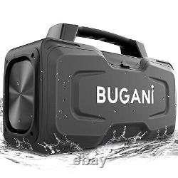 Enceintes Bluetooth BUGANI, enceinte portable sans fil puissante de 80W