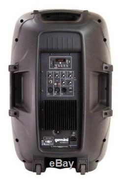 Gemini 15 Party 2000w Bluetooth Sono Dj Haut-parleur Avec Party Lights & Support