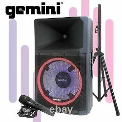 Gemini Wireless Portable Big Bluetooth Outdoors Lights Haut-parleurs De Soirée Étanches