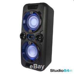 Goodmans Mega Bass Sans Fil Party Usb Led Bluetooth Haut-parleur Stéréo Portable