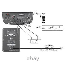 Haut-parleur Bluetooth Portable 4000w Dual 10 Subwoofer Avec Micro À Distance