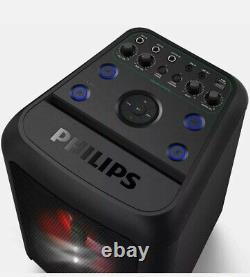 Haut-parleur Bluetooth Portable Philips, Noir, Système De Karaoké Nx100 Entrée Micro
